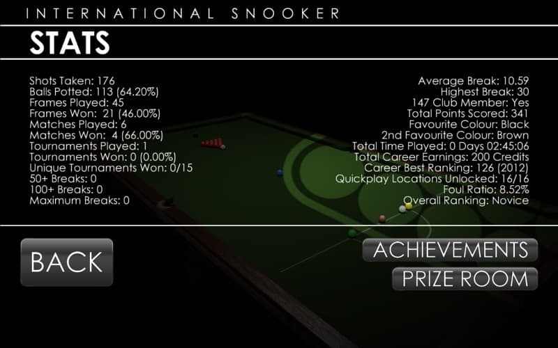 International Snooker 2012 screenshot 4