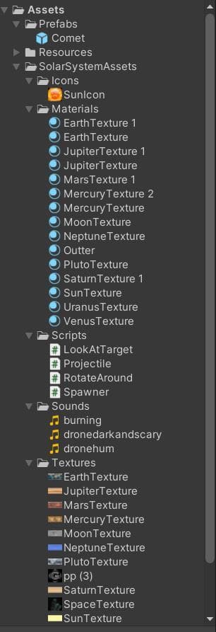 Solar System Project (Galvan1017) screenshot 3