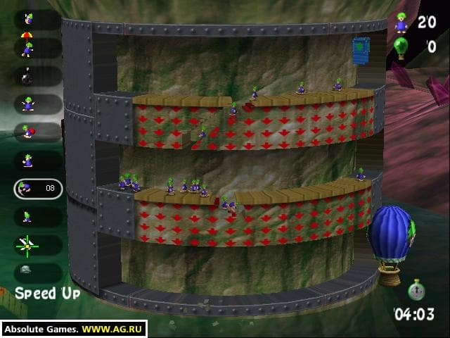 Lemmings Revolution screenshot 2