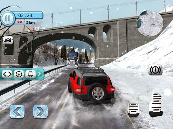 Snow Driving Simulator - FJ 4x4 Cruiser Driving