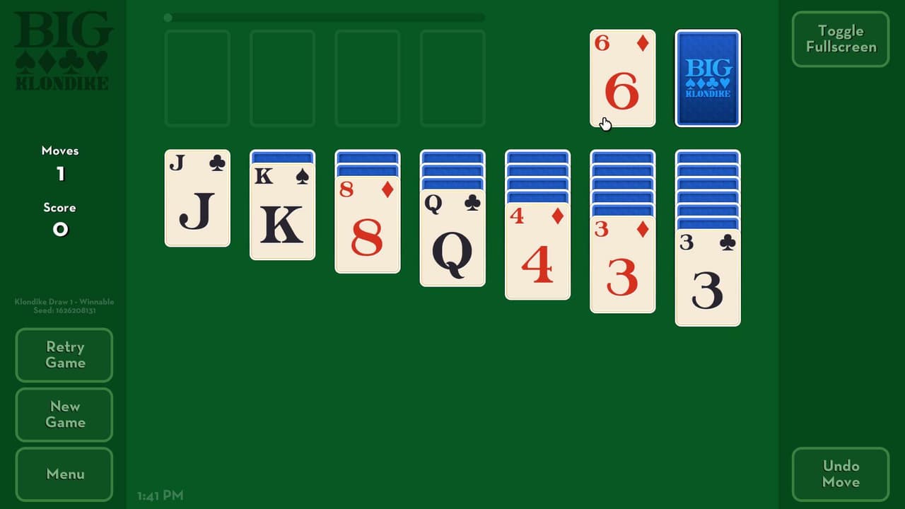 Big Klondike - Classic Solitaire screenshot 3