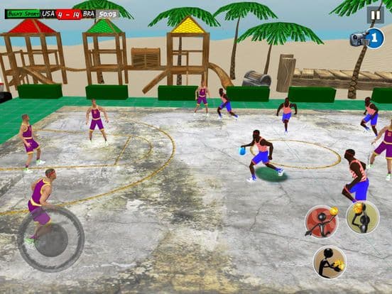 Beach Basketball 2017: Slam Dunk and hoops trainer screenshot 2