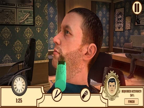 Barber Shop Hair Saloon Sim 3D