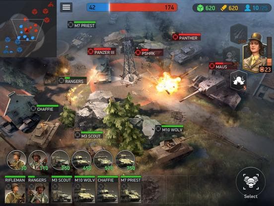 World War Armies: WW2 PvP RTS screenshot 2