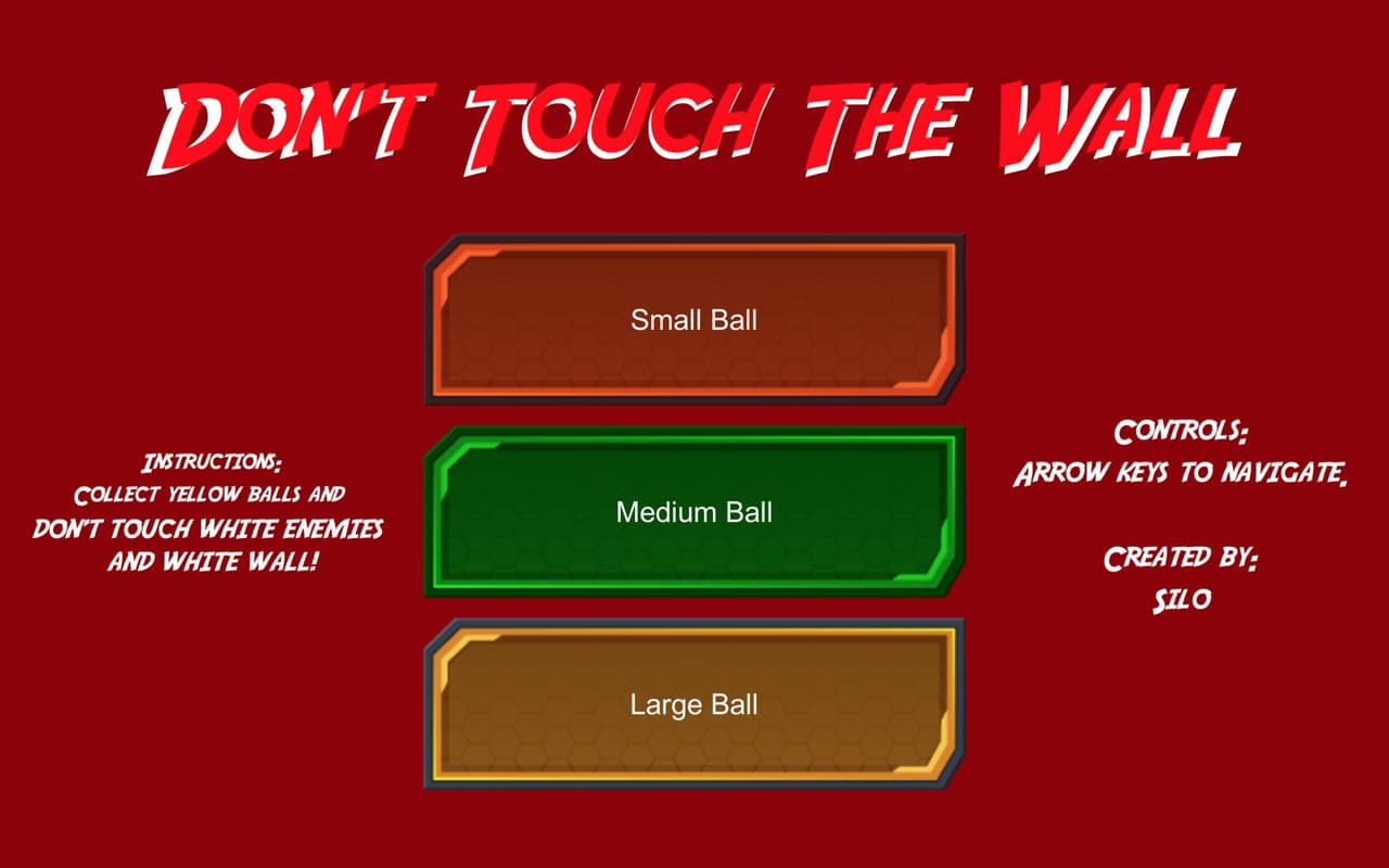 Dont Touch The Wall