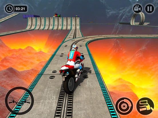 Motorbike Driving Simulator - impossible Tracks 3D screenshot 4