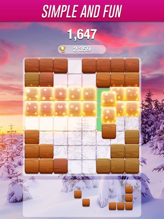 Blocks Woody Scapes Classic 2 screenshot 2