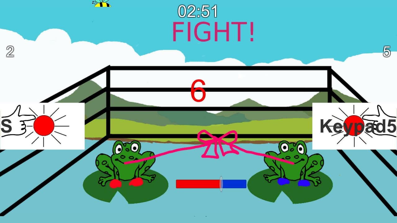 Battle of frogs