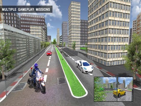Police Chase Blast - Bike Rider screenshot 5