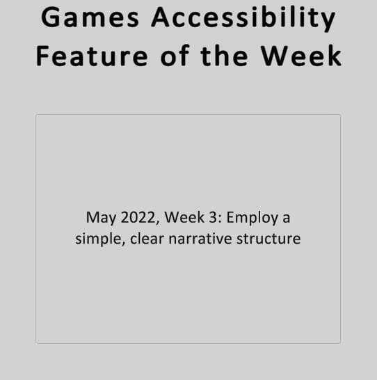 Accessibility Feature of the Week screenshot 2