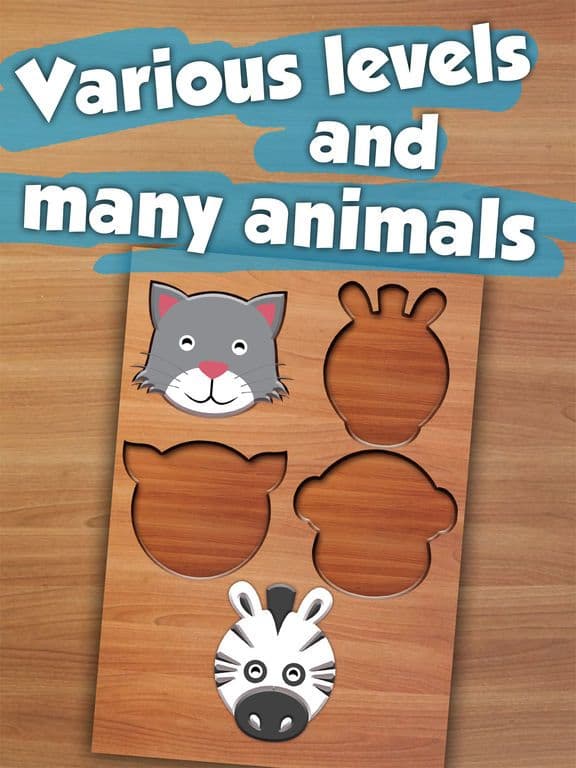 Animal Wooden Puzzle - Riddles screenshot 3