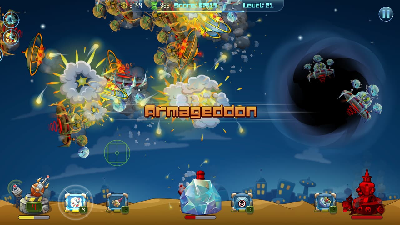Galactic Missile Defense screenshot 2