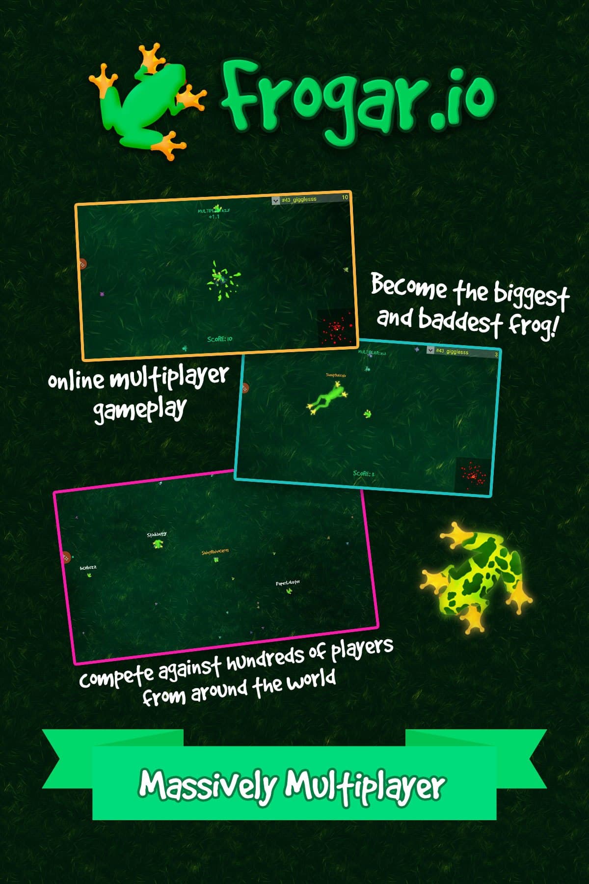 Frogar.io: Frog Eater IO Game screenshot 4
