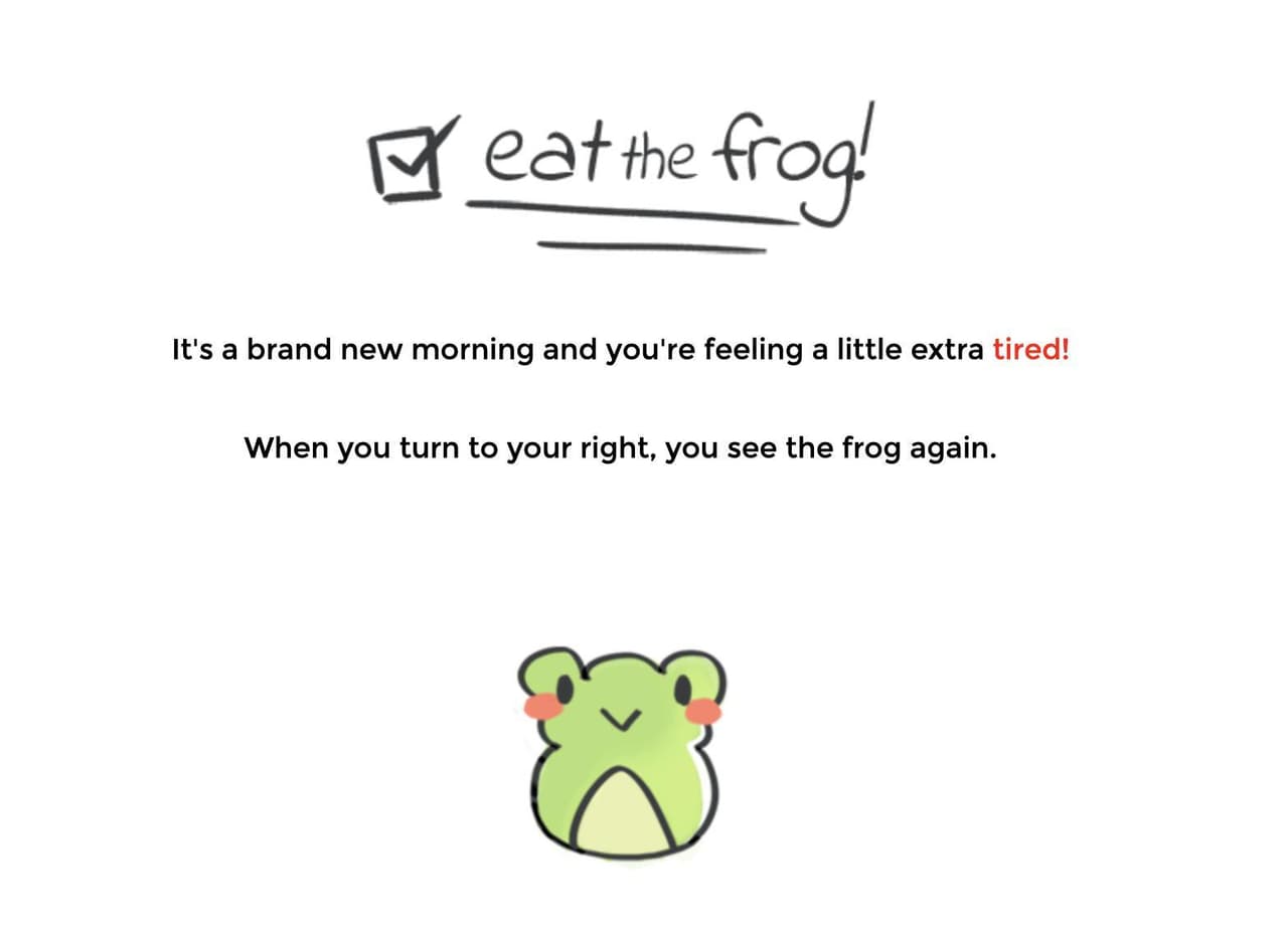 eat the frog! screenshot 2