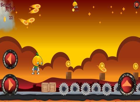 Pumpkin Boy Volcano Run