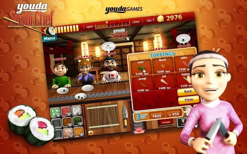 Youda Sushi Chef - Lite screenshot 6