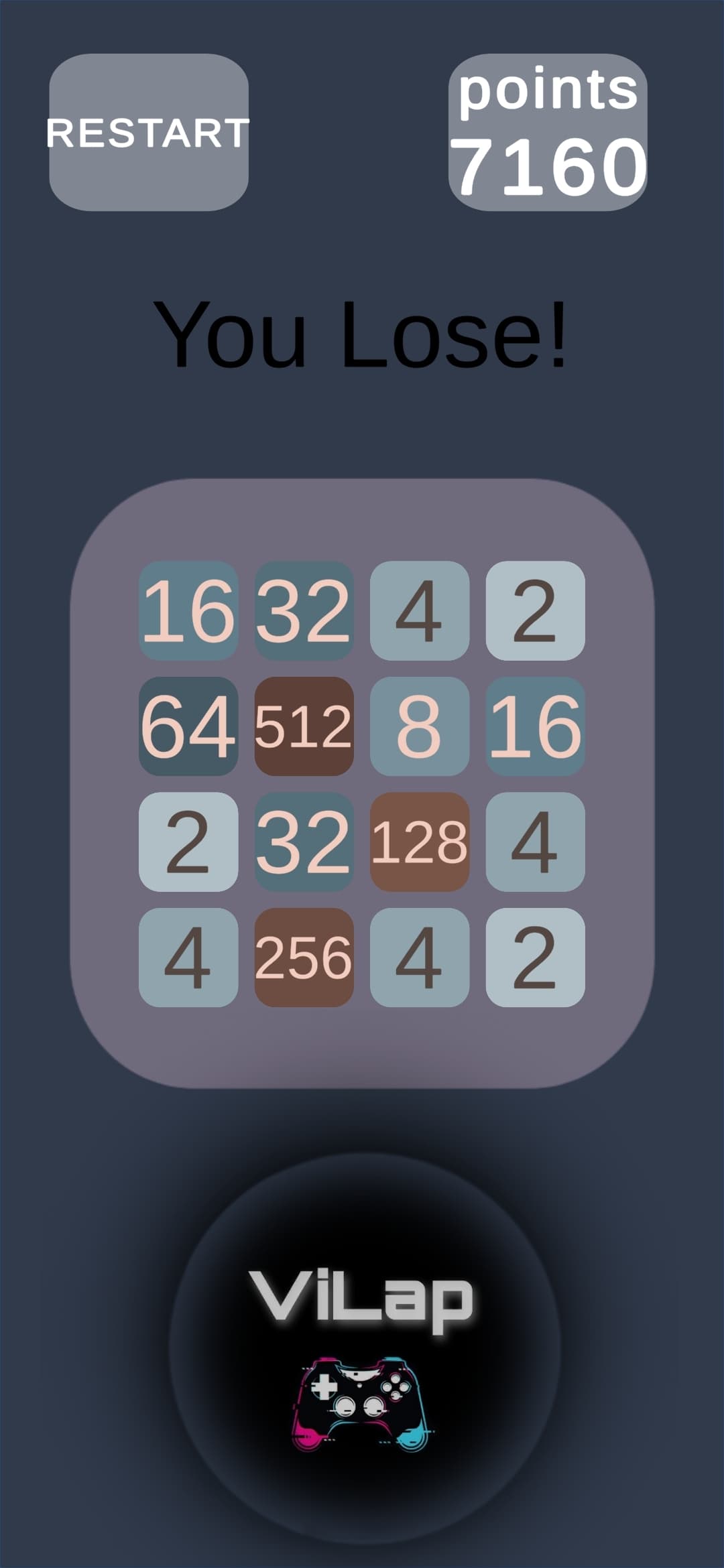 2048 (itch) (ViLap) screenshot 4