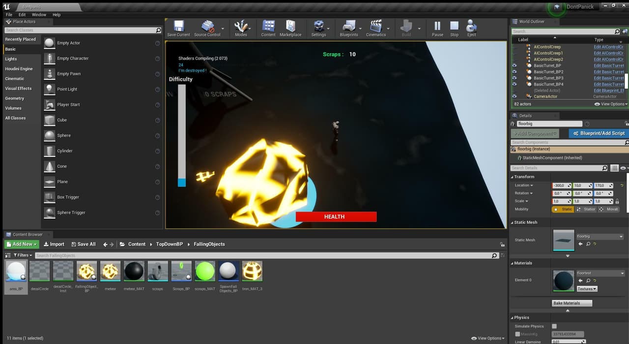 SpaceAttack! - For Houdini GameJam 2020 screenshot 4