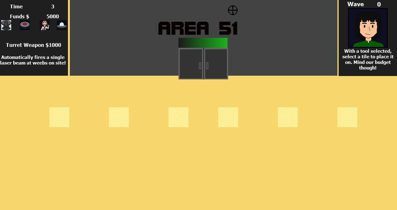 Area 51: Weeb Defense screenshot 2