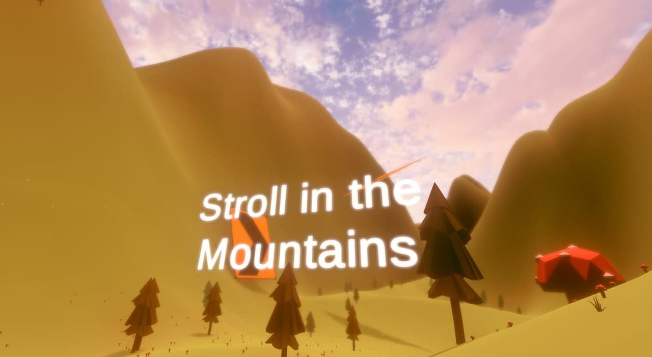 Stroll in the Mountains - a trash game