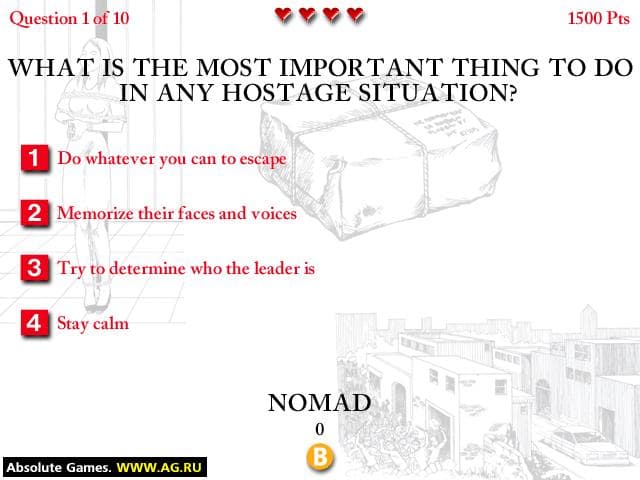 The Worst-Case Scenario Survival Trivia Challenge screenshot 2
