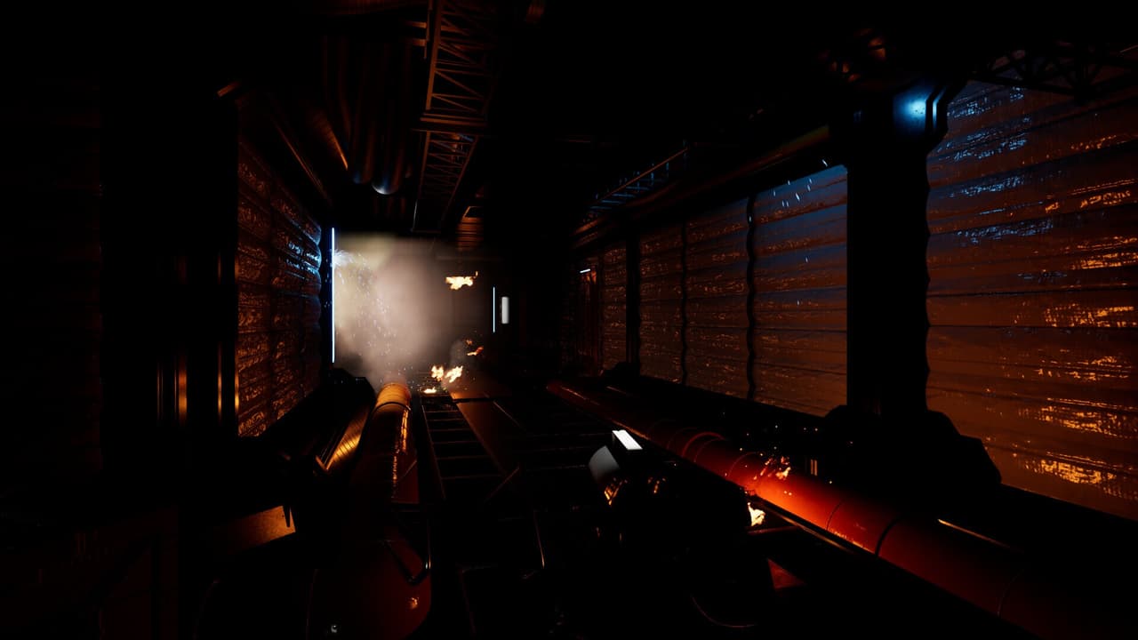 Horror Space Station Environment (University Work 2022) screenshot 2
