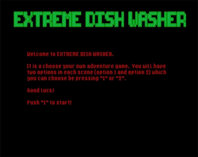 Extreme Dish Washer
