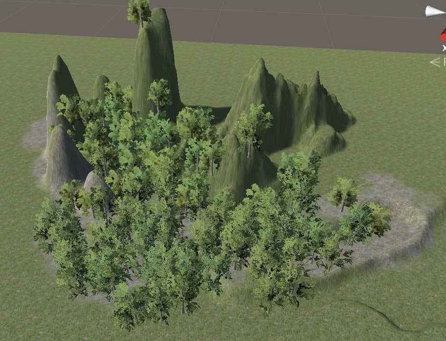 Creating a simple terrain using Unity Terrain