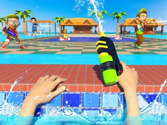 Water Shooting Pool Gun Arena screenshot 2