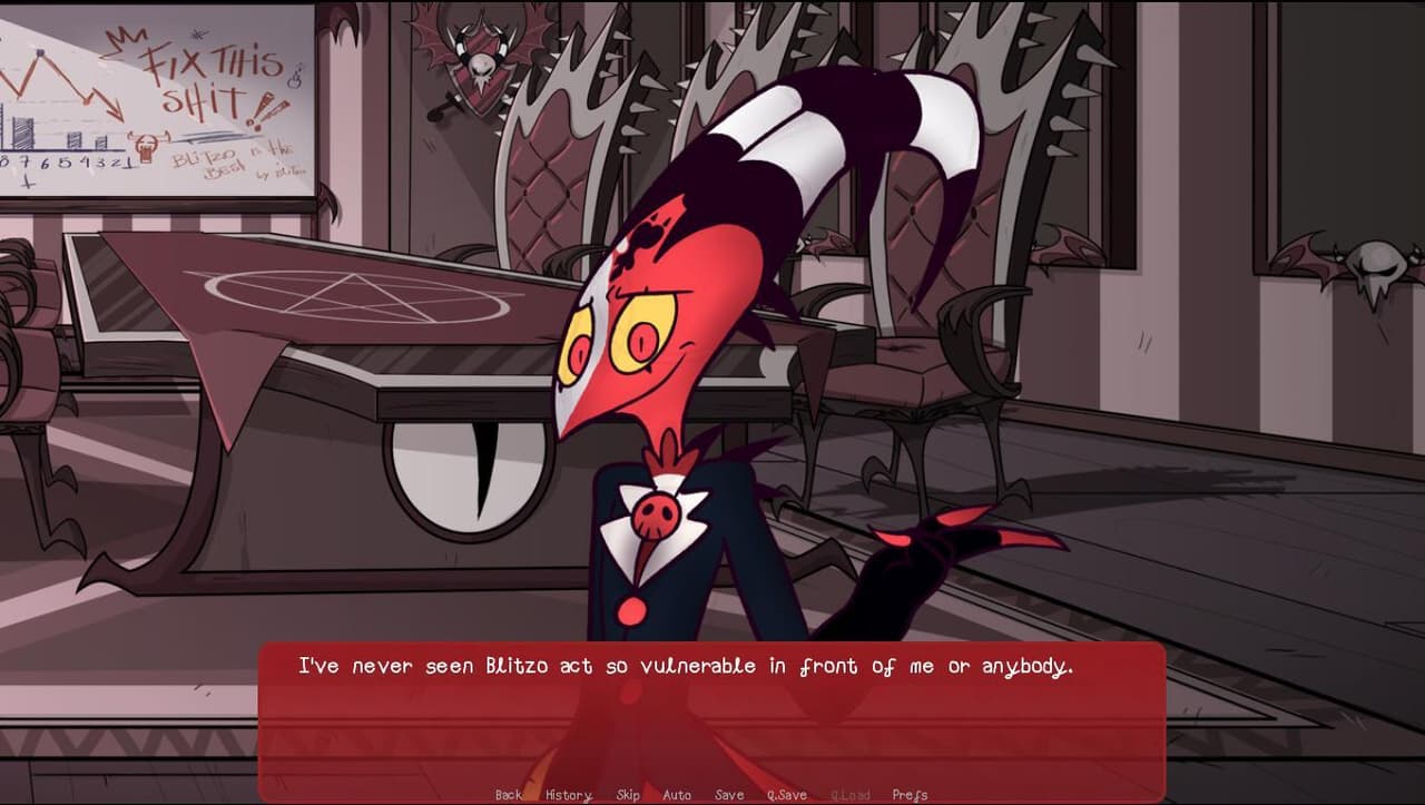 V or B ? - Helluva Boss Fan Dating Sim screenshot 3