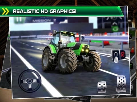 Farming Truck Parking Simulator - 3D Real Farm Car Driving & Park Racing Sim Games screenshot 5