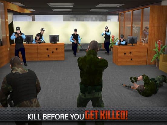 Bank Robbery Real Car Driver Escape Shooting Game screenshot 5