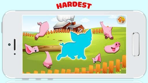 Animals puzzle game for kids screenshot 5