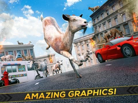 Frenzy Goat . Super Cool Mountain Simulator Game For Kids Free screenshot 4
