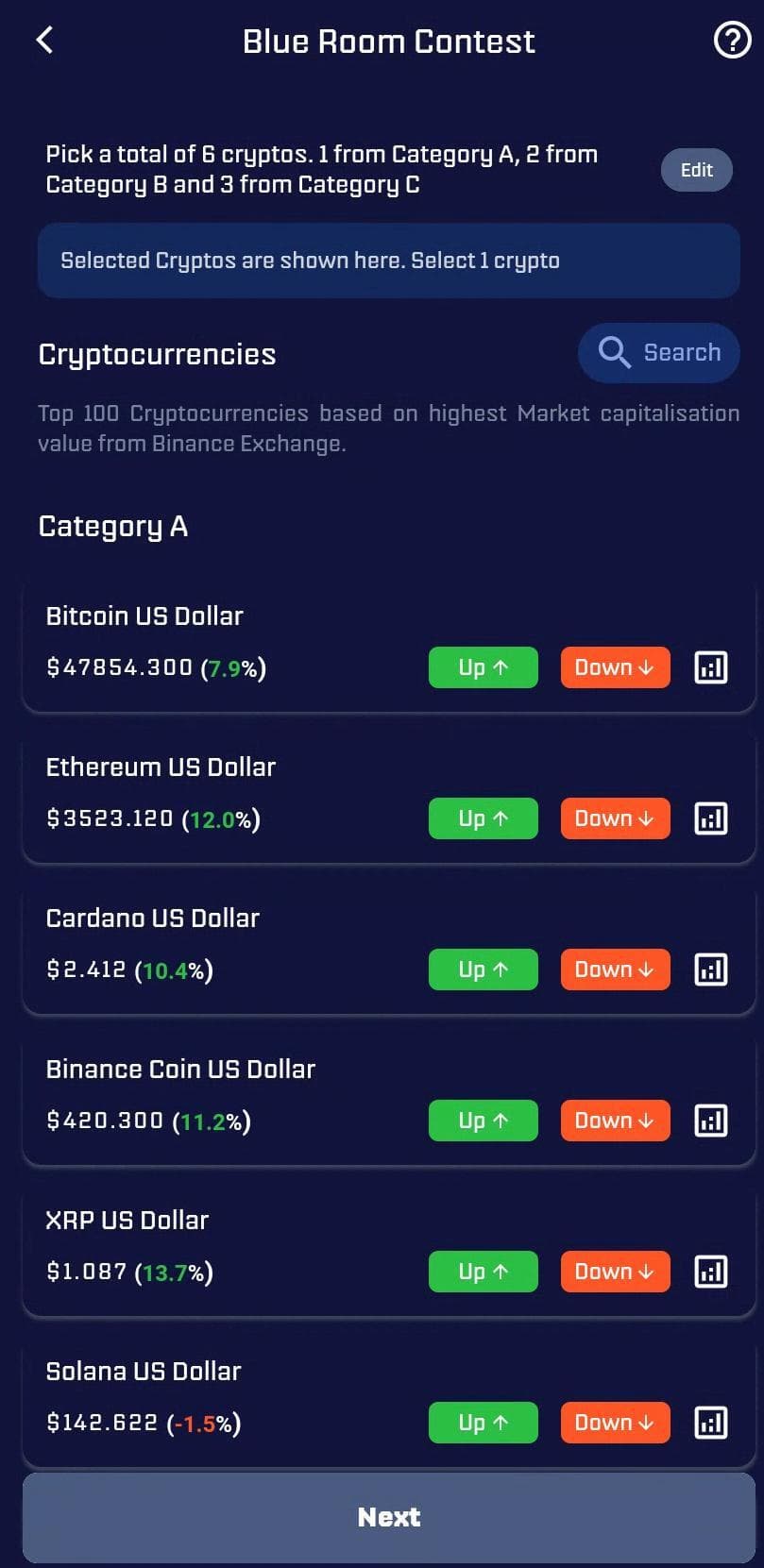 Rainmaker: Cryptocurrency & Stock Fantasy Gaming screenshot 3