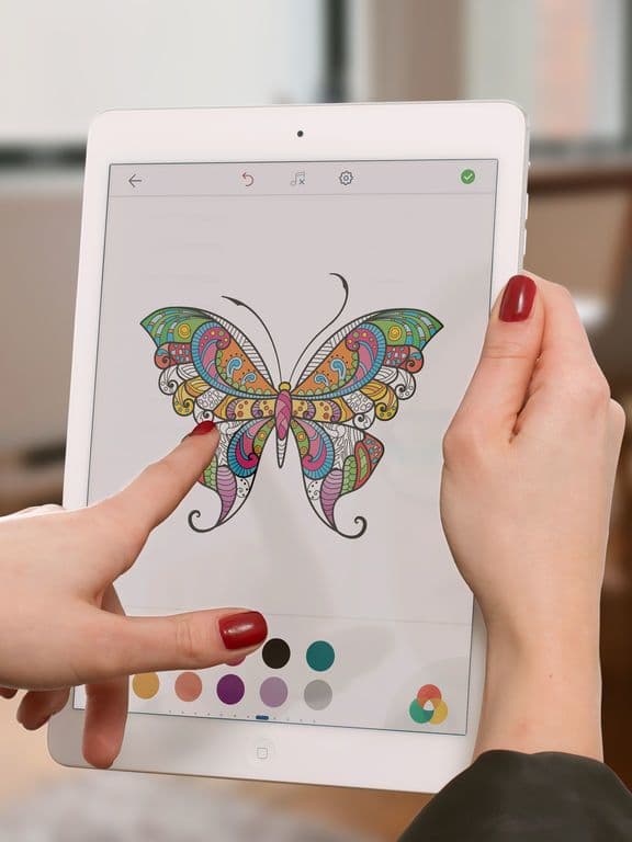 Adult Butterfly Coloring Book screenshot 2