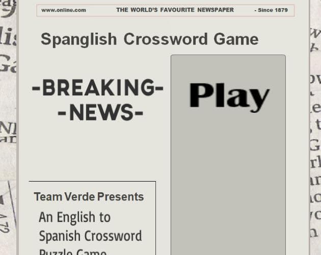 Spanglish Crossword