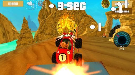 Cat Race Car Extreme Driving