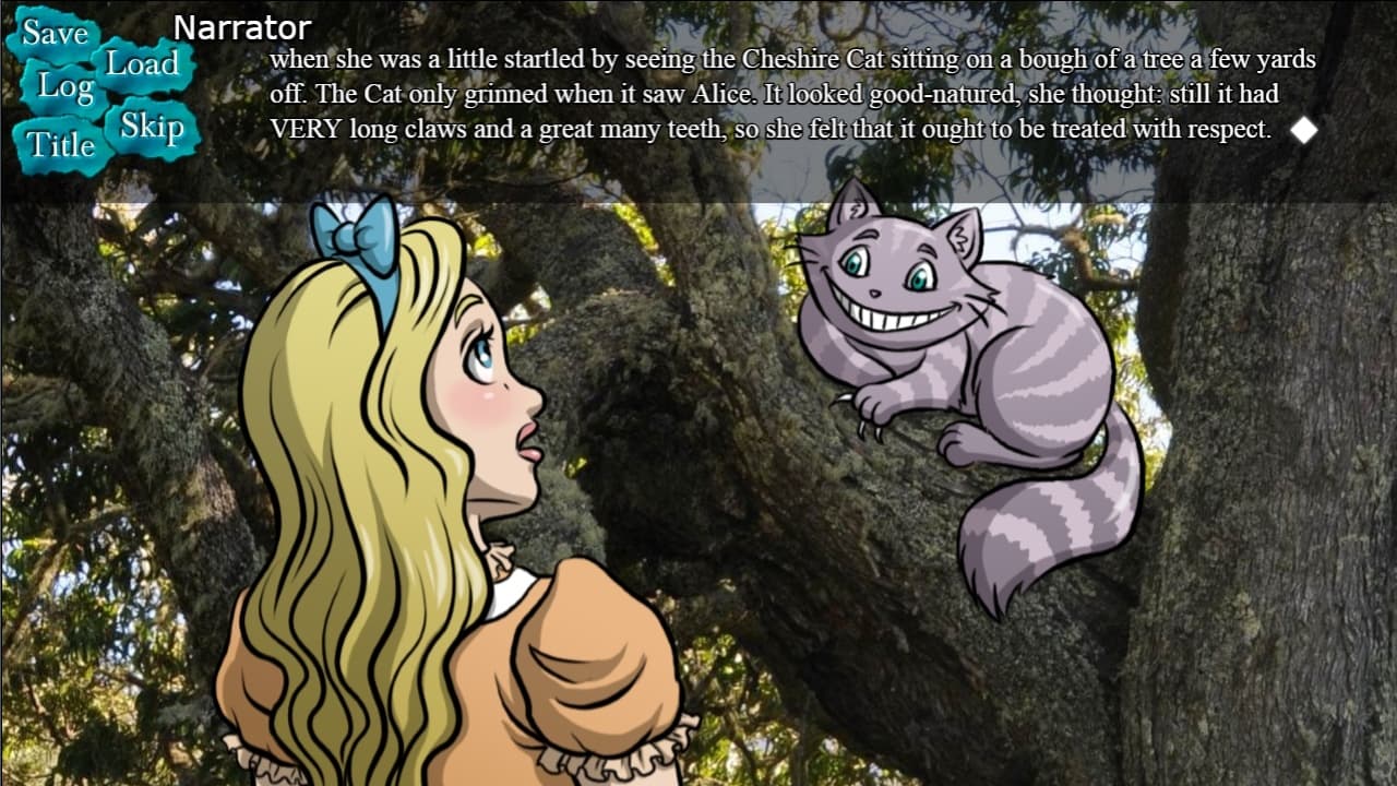 BRGs Alice in Wonderland Visual Novel screenshot 4