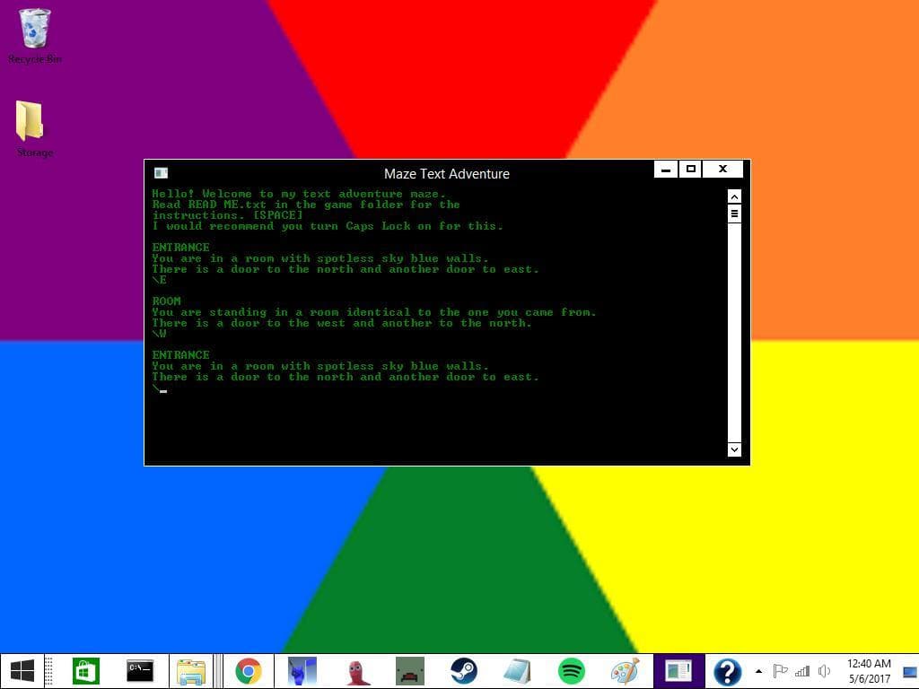 Maze Text Adventure screenshot 3