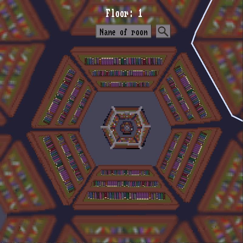 The Library of Babel (itch) (AugustFU) screenshot 2