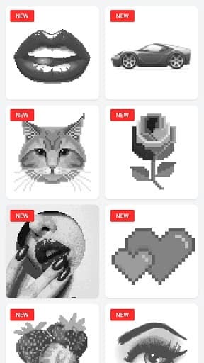 Draw.ly - Color by Number Pixel Art Coloring screenshot 2