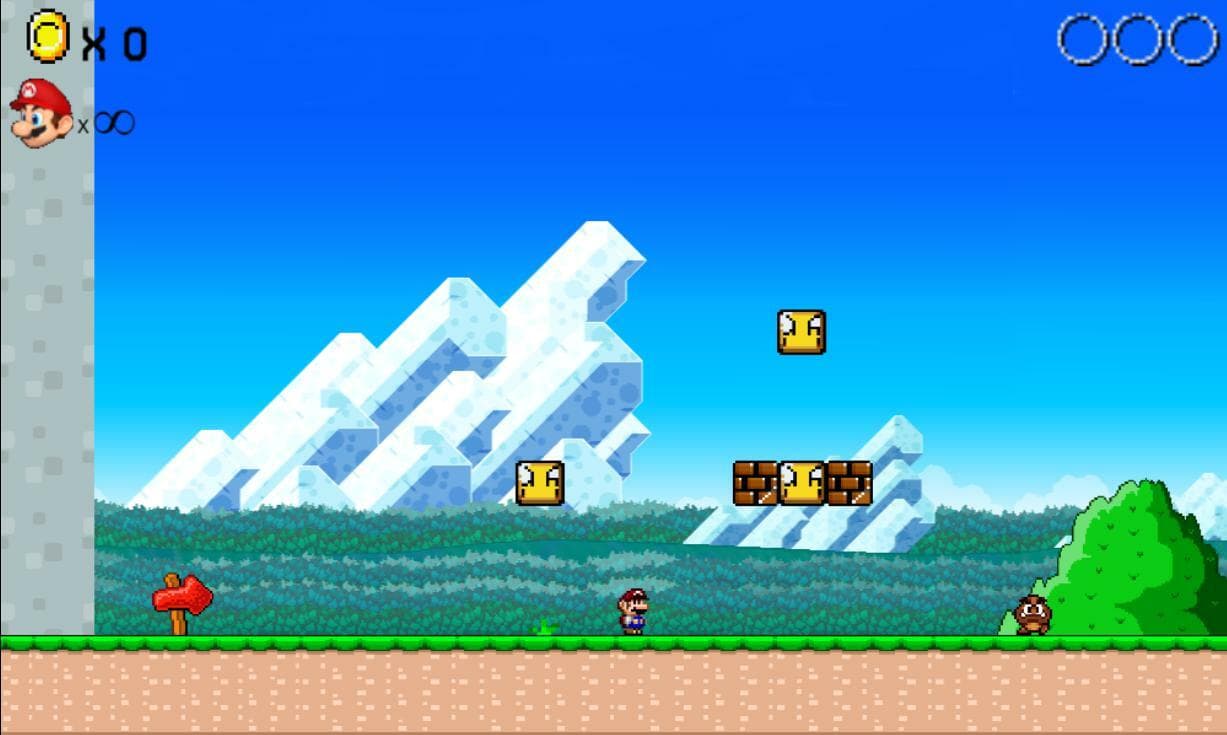 New Super Mario Bros Wii Demake