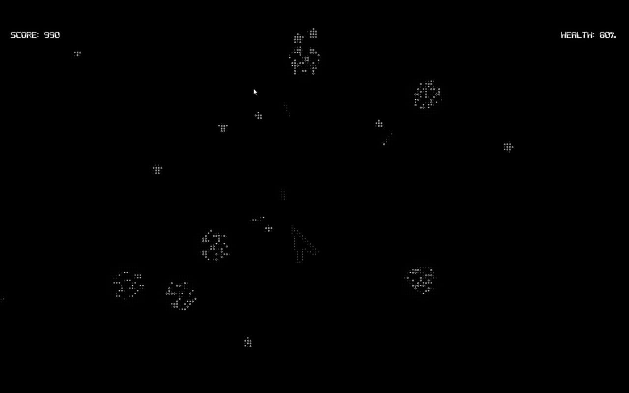 ASCII Achievement Mania: Space Shooter screenshot 4