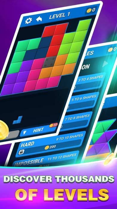 Golden Block Puzzle
