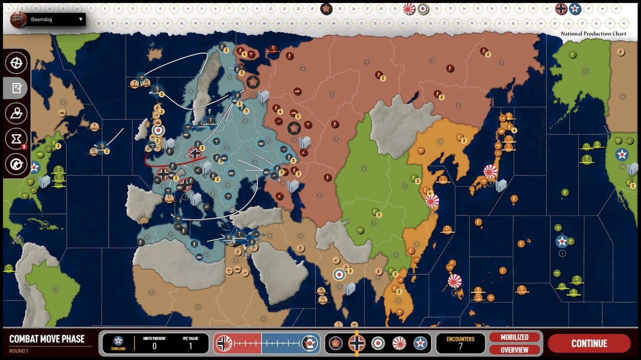 Axis & Allies Online screenshot 2