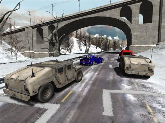 Snow Car Racing screenshot 5