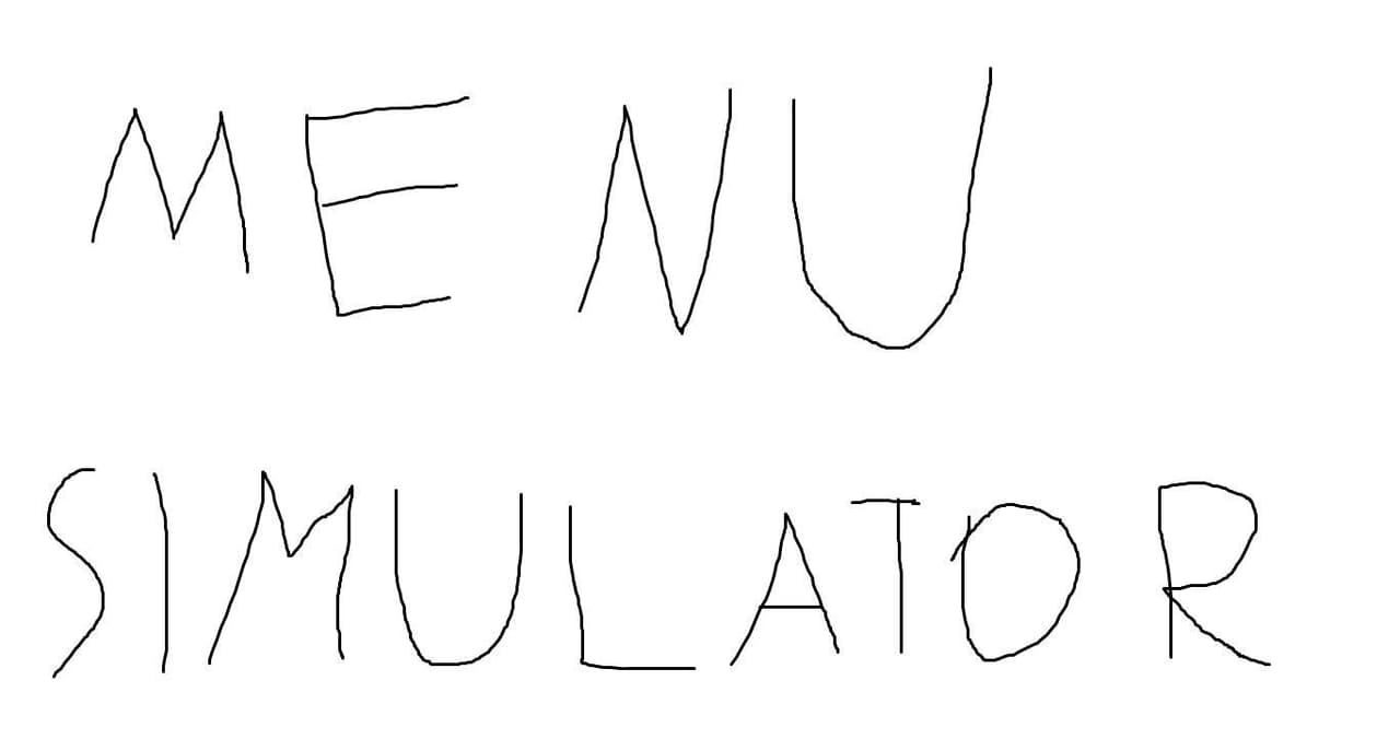 game menu simulator