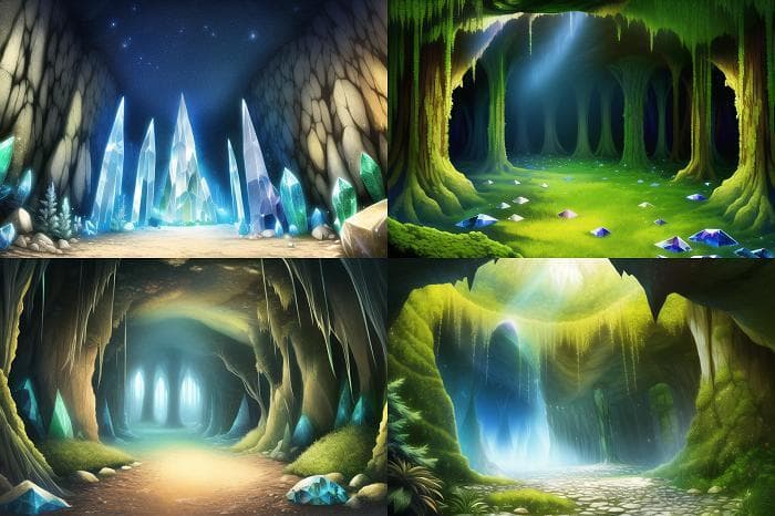 Cave Backgrounds - 200 IMAGES (1920x1280) No Copyright, Anime Style screenshot 3