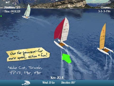 CleverSailing HD Lite - Sailboat Racing Game for iPad screenshot 4